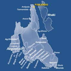 Kefalonia Island Map